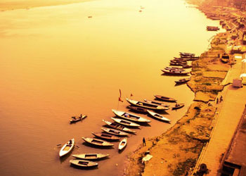 On the banks of Benares