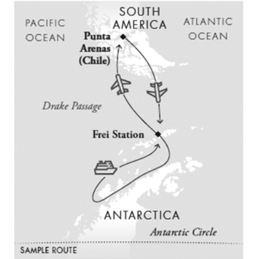 Map of Antarctica