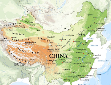 Map of China