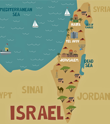 Map of Israel