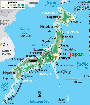 Map of Japan
