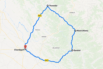 Map of Spiti