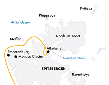 Map of Svalbard Explorer